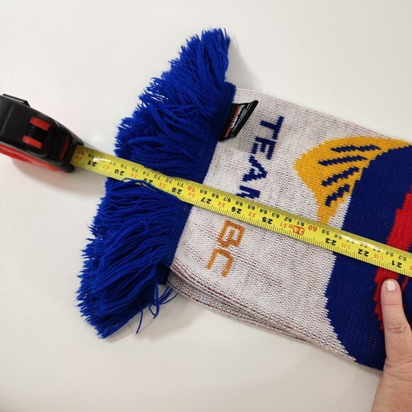 Team BC British Columbia Soccer Scarf First Nations Salmon Fish Design Ruffneck - Picture 9 of 9